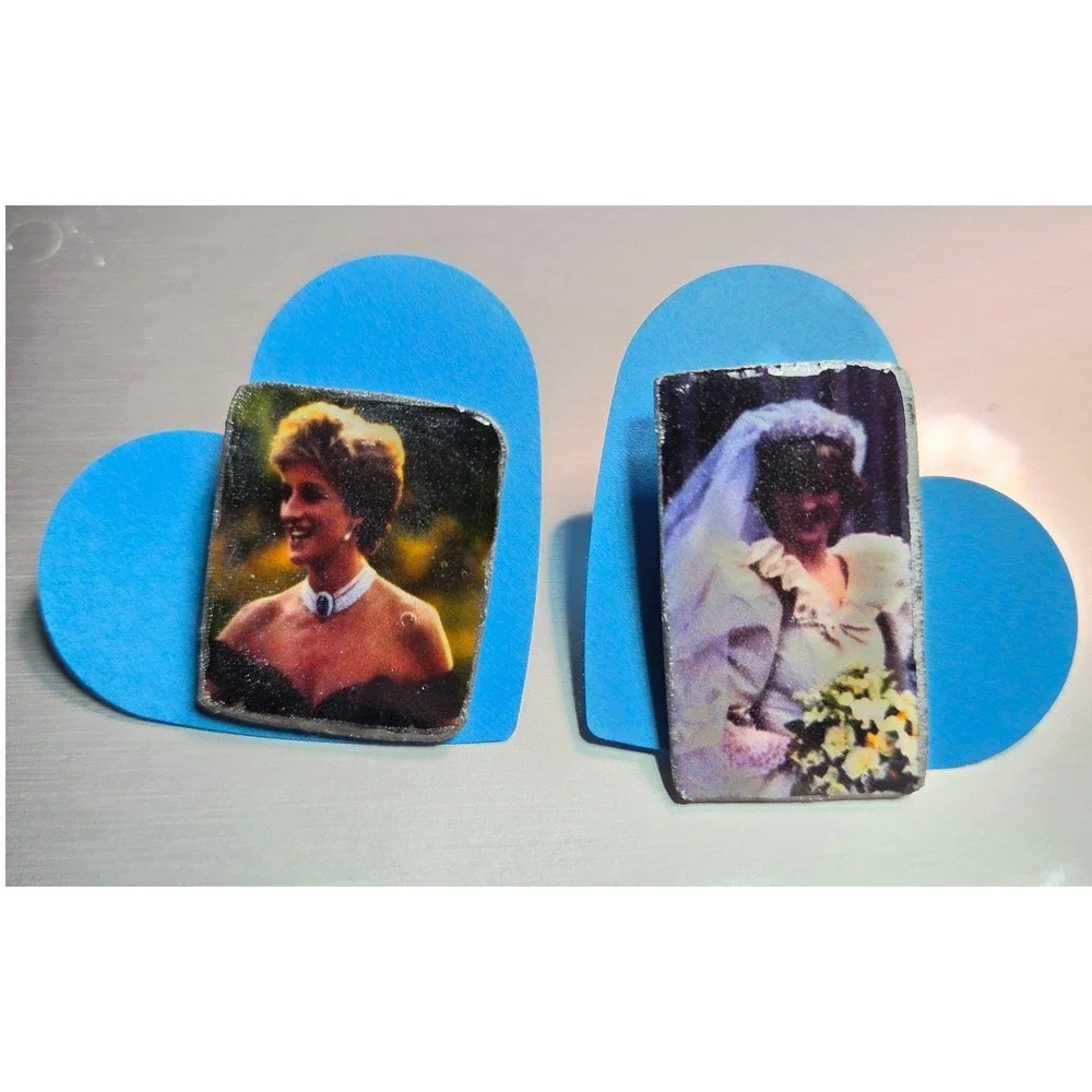 Handmade Pin Set Princess Diana Royalcore 90s Nostalgia Handmade
